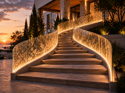 Custom architectural glass panels