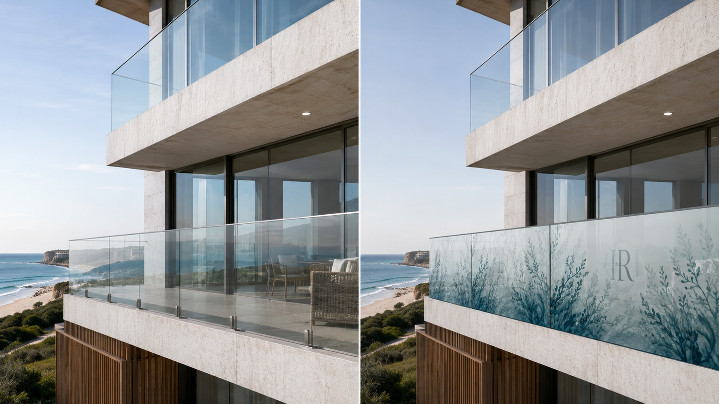 Custom architectural glass panels