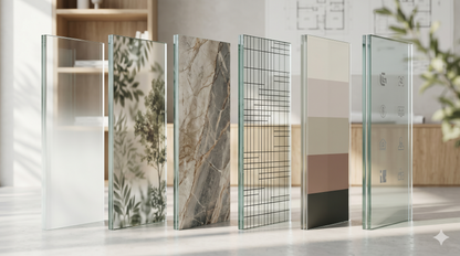 Custom architectural glass panels