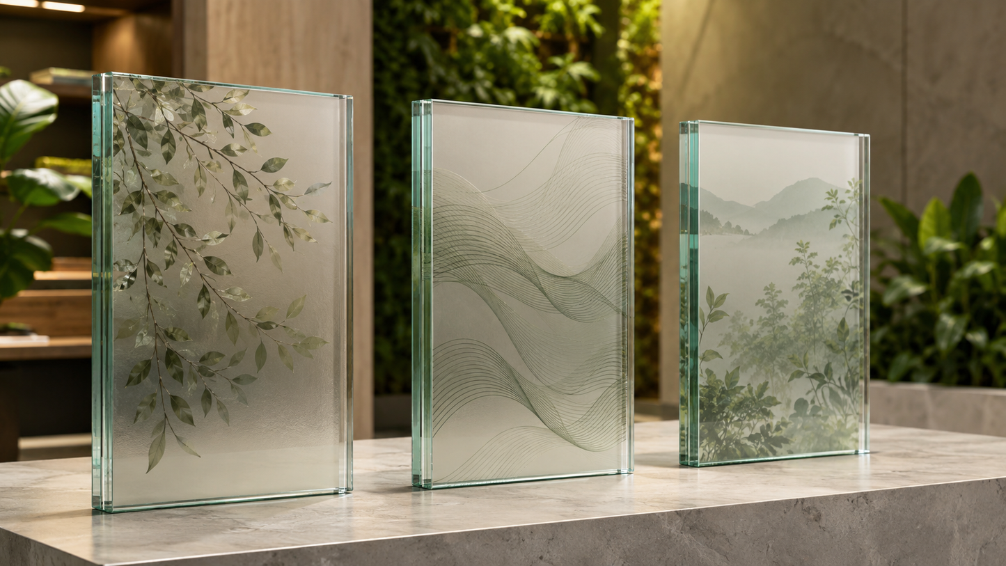 Custom architectural glass panels