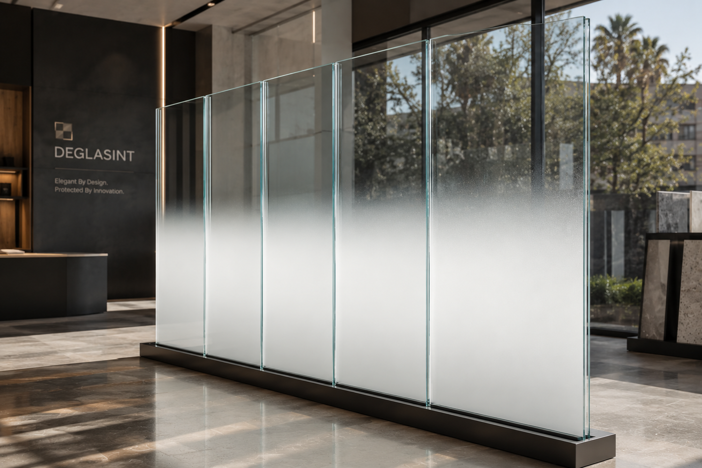 Custom architectural glass panels