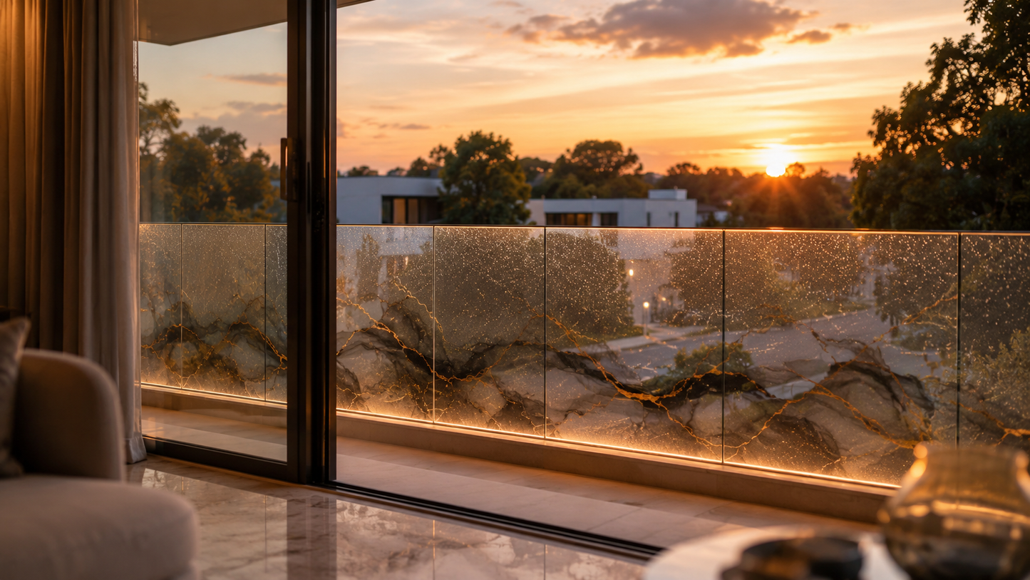Custom architectural glass panels