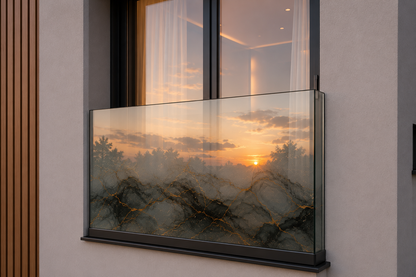 Custom architectural glass panels