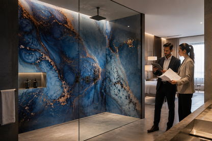 Glass Bathroom Wall Panels