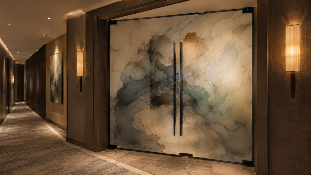 Decorative patterns and privacy zones
