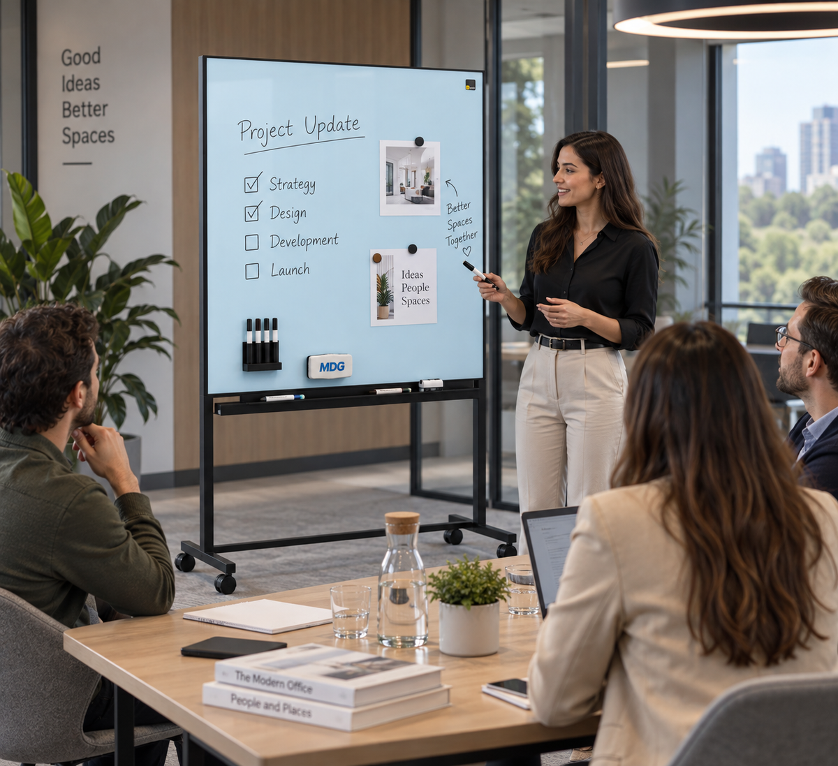 Mobile Glass Whiteboards | Double-Sided & Acoustic