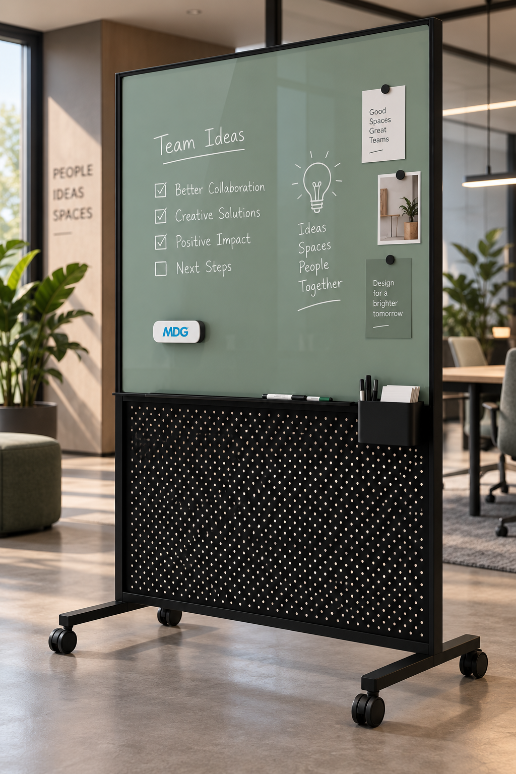 Mobile Glass Whiteboards | Double-Sided & Acoustic