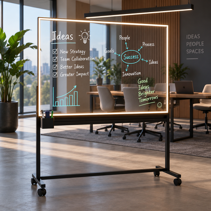 Mobile Glass Whiteboards | Double-Sided & Acoustic
