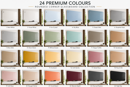 Color Magnetic White Board