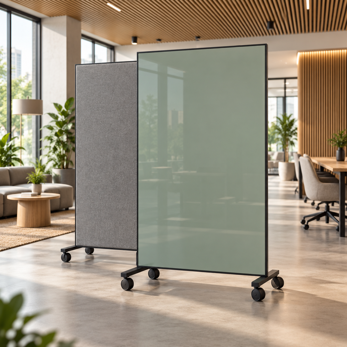 Mobile Glass Whiteboards | Double-Sided & Acoustic